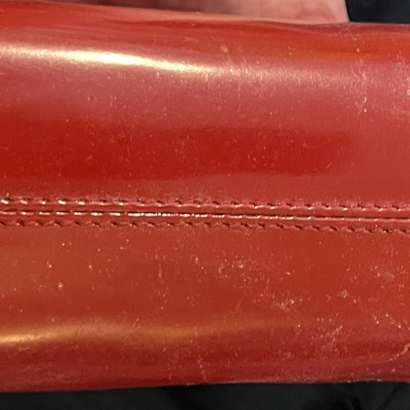 Vintage Red Furla Bag - Picture 7 of 12